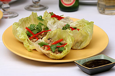 Asian Lettuce Wraps - Click here for the recipe!