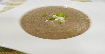 Creamy Lentil Soup recipe from Dr. Gourmet