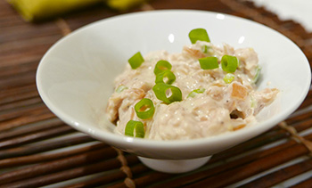 Healthy French Onion Dip recipe from Dr. Gourmet