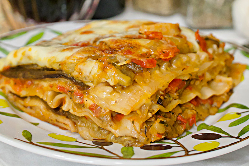 Lasagna with Eggplant