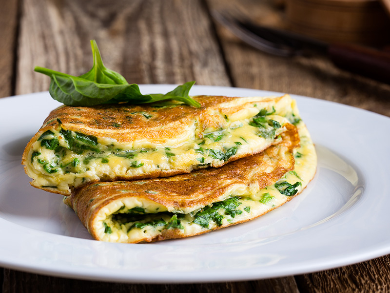 Low Sodium Omelet recipe from Dr. Gourmet