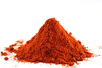 a pile of ground paprika