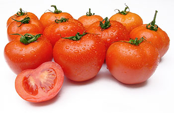red, ripe tomatoes