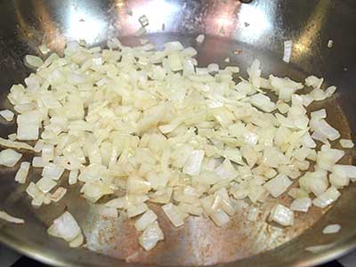 Stir frequently until the onions begin to brown.