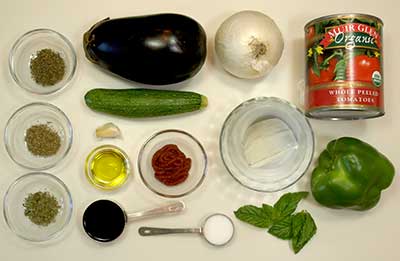 Ingredients for Ratatouille