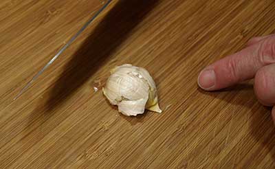 Crushed garlic