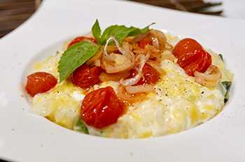 Three Cheese Orzo recipe from Dr. Gourmet