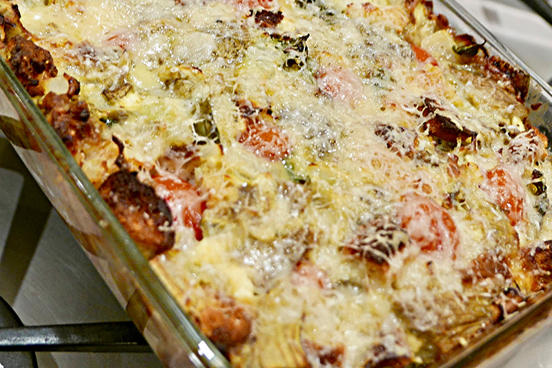 Recipe for Almodrote, an eggplant casserole that makes great leftovers