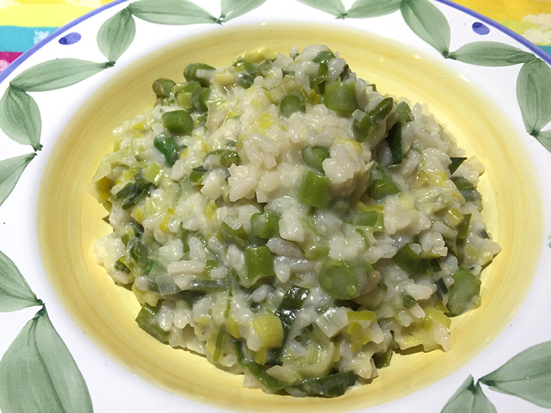Asparagus Risotto recipe from Dr. Gourmet
