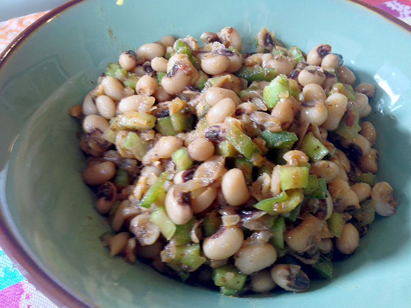 Black Eyed Pea Salad, a healthy recipe from Dr. Gourmet