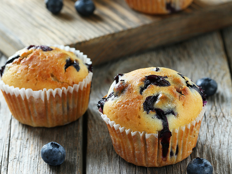 Blueberry Muffins recipe from Dr. Gourmet