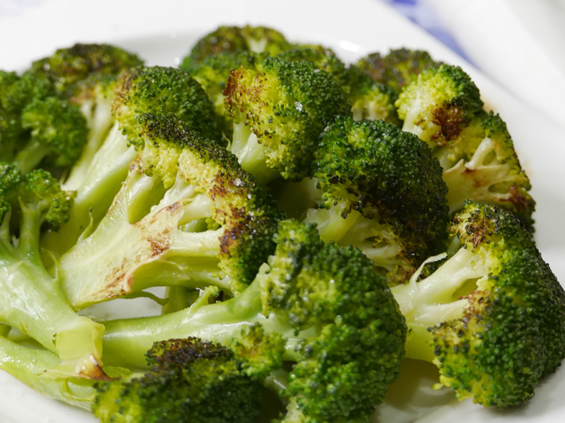 Pan Grilled Broccoli recipe from Dr. Gourmet