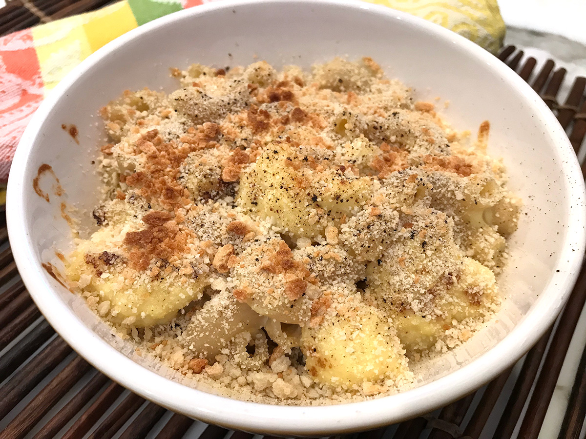 Cauliflower Mac and Cheese recipe from Dr. Gourmet