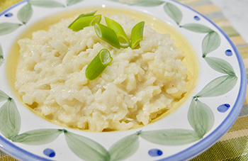 Cauliflower Risotto recipe from Dr. Gourmet