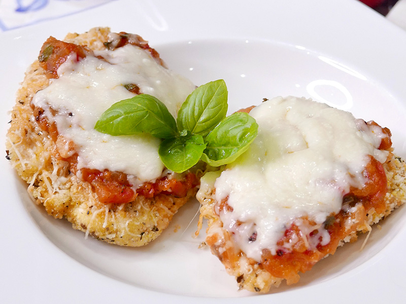 Chicken Parmesan recipe from Dr. Gourmet