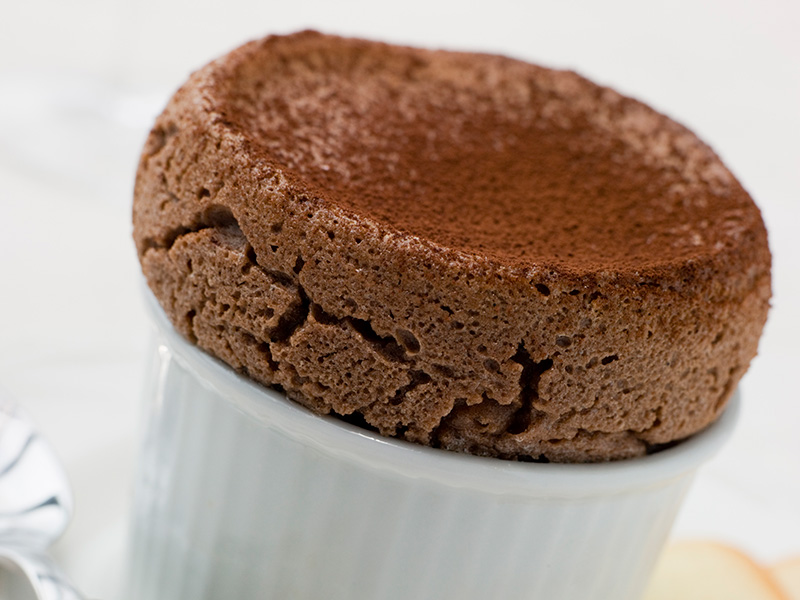 Chocolate Souffle recipe from Dr. Gourmet