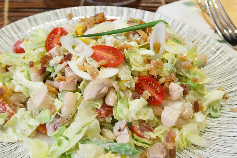 Chopped Cobb Salad recipe from Dr. Gourmet