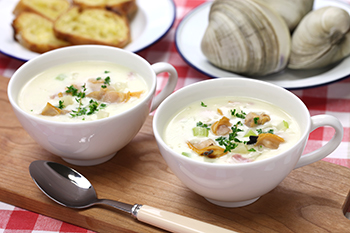 Clam Chowder - clams are high in iron