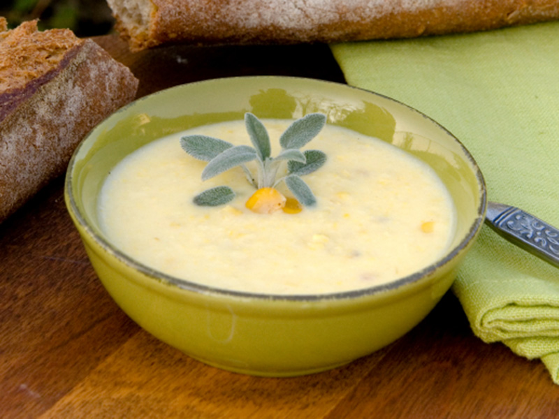 Corn Chowder recipe from Dr. Gourmet