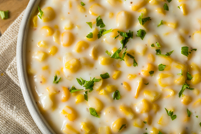 Creamed Corn recipe from Dr. Gourmet