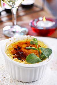 Peppermint Creme Brulee