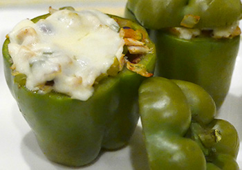 Creole Stuffed Peppers recipe from Dr. Gourmet
