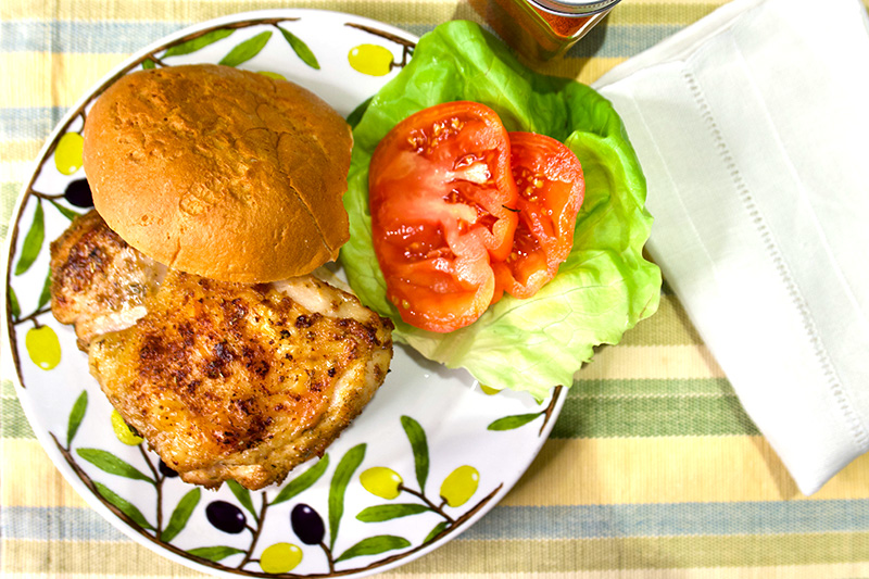 Crispy Chicken Sandwich recipe from Dr. Gourmet
