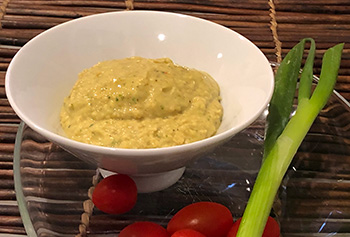 Curried Hummus recipe from Dr. Gourmet