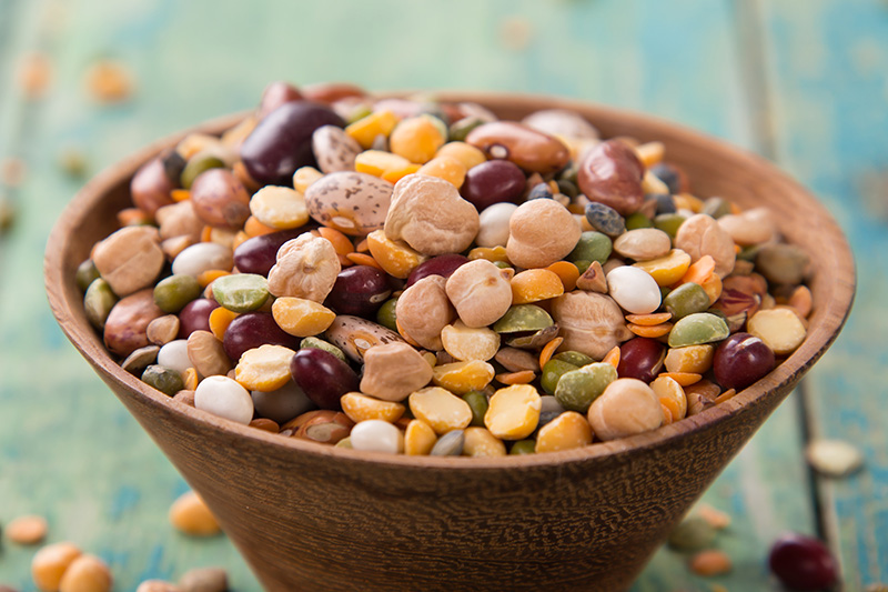 dried beans and other legumes