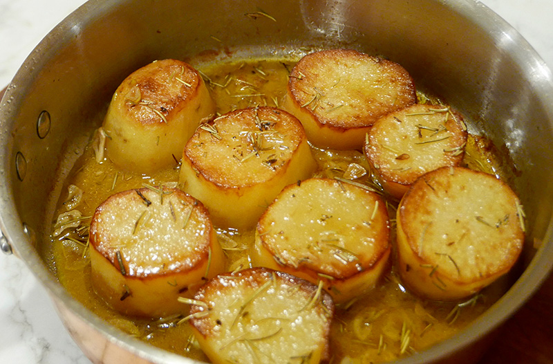 Fondant Potatoes recipe from Dr. Gourmet