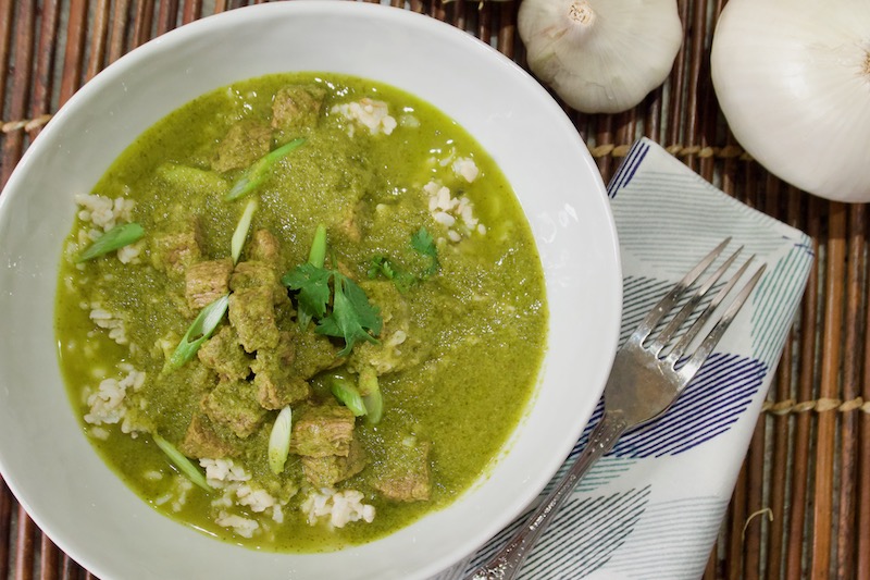 Green Curry Beef recipe from Dr. Gourmet