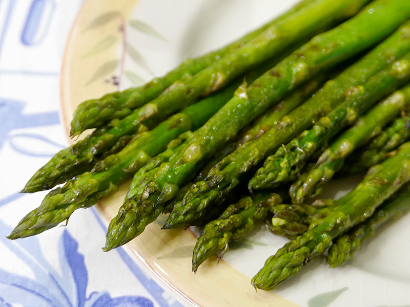 Pan Grilled Asparagus recipe from Dr. Gourmet