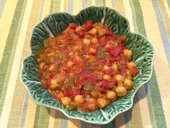 Indian Chickpea Stew recipe from Dr. Gourmet