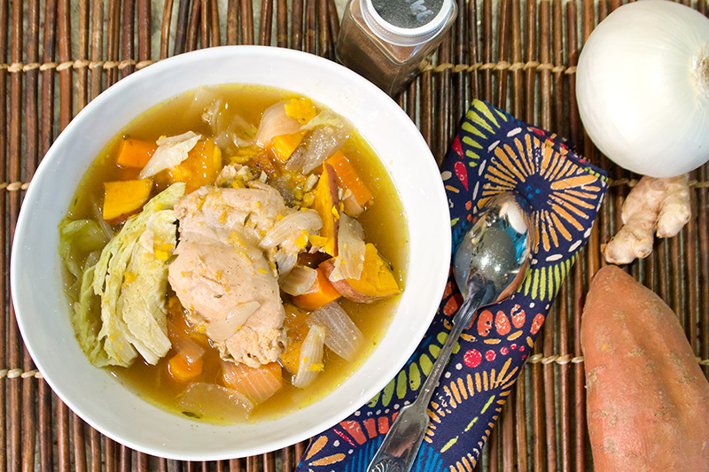 Jamaican Chicken Stew recipe from Dr. Gourmet