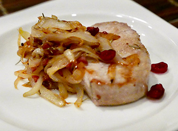 Maple Rosemary Pork Loin recipe from Dr. Gourmet