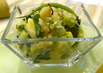 Mashed Potatoes with Roasted Leeks recipe from Dr. Gourmet