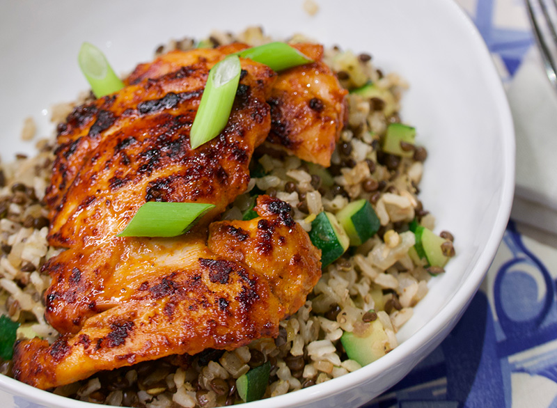 Moroccan Grilled Chicken recipe from Dr. Gourmet