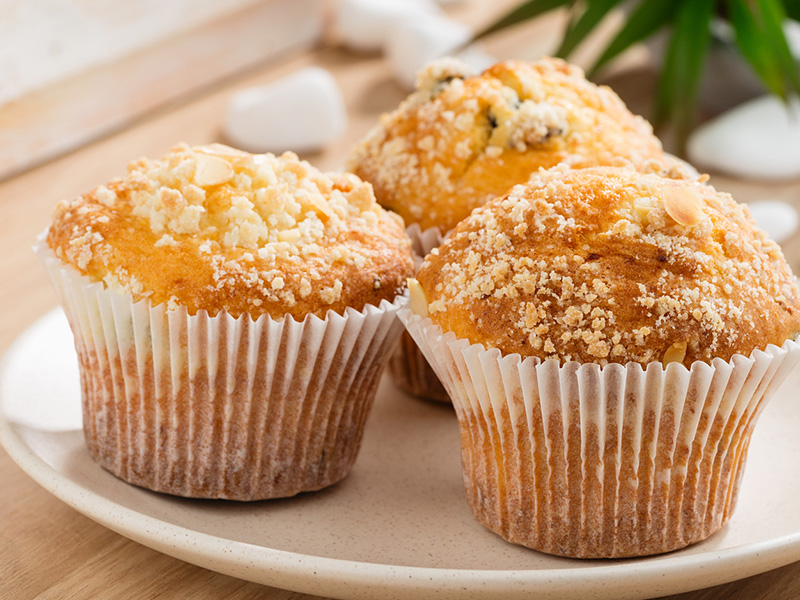 healthy Orange Almond Muffin recipes from Dr. Gourmet