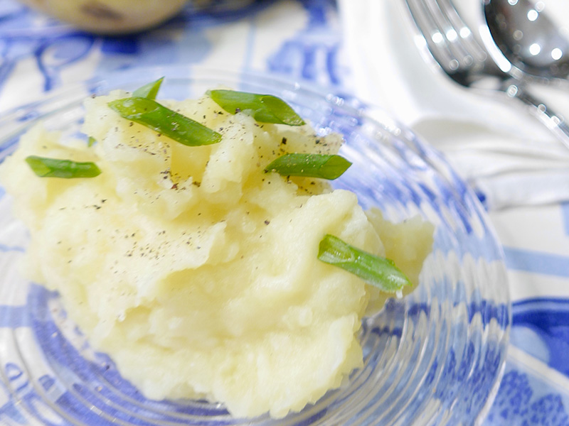 Plain Mashed Potatoes recipe from Dr. Gourmet
