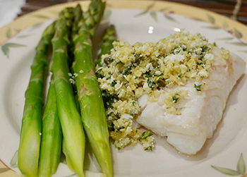Whitefish with Sauce Polonaise, a thirty-minute recipe from Dr. Gourmet