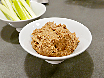 Porcini Hummus, an easy healthy hummus recipe from Dr. Gourmet