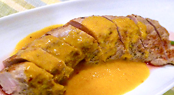 Pork with Ginger Citrus Sauce recipe from Dr. Gourmet
