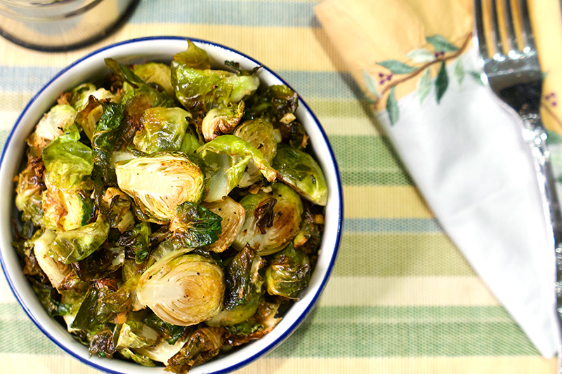 Roasted Brussels Sprouts recipe from Dr. Gourmet