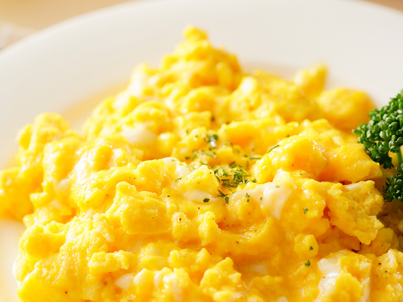 Healthy Scrambled Eggs recipe from Dr. Gourmet