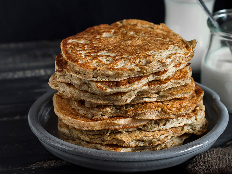 Spice Pancakes, a healthy breakfast recipe from Dr. Gourmet.