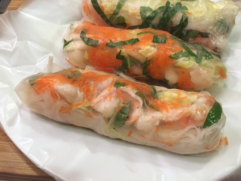 Healthy Recipes for Summer Rolls by Dr. Gourmet