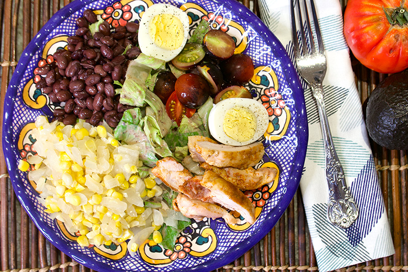 Southwest Cobb Salad recipe from Dr. Gourmet