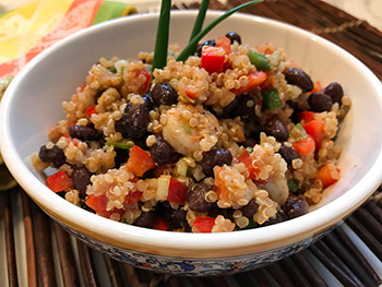 Southwest Quinoa Salad recipe from Dr. Gourmet