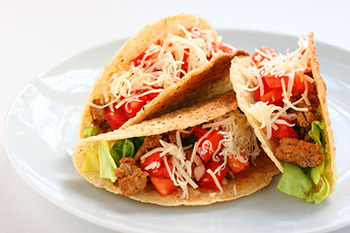 Click for a healthy recipe for Chipotle Beef Tacos