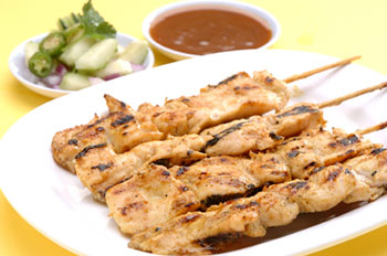 Chicken Satay - click for the recipe!